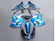 1993-2003 Kawasaki ZZR1100 Motorcycle Fairings - Glossy Blue Grey UK Manufacturers