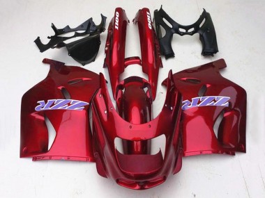 1993-2003 Kawasaki ZZR1100 Motorcycle Fairings - Glossy Red UK Manufacturers