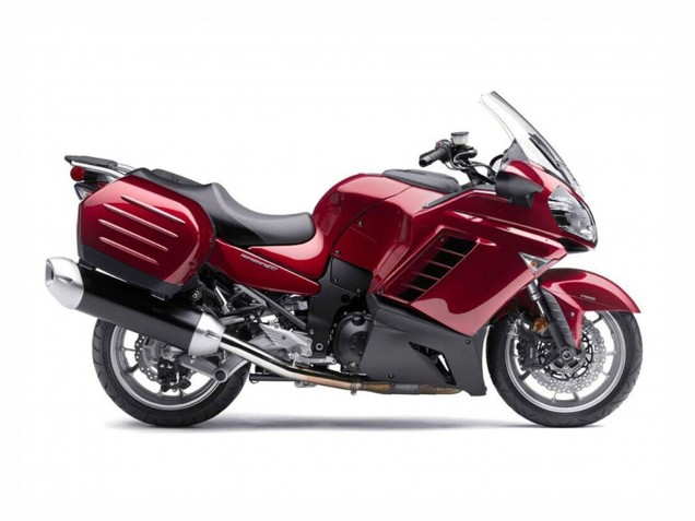 2007-2009 Kawasaki GTR1400/ZG1400 Motorcycle Fairings - Burgundy Black UK Manufacturers