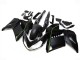 2007-2009 Kawasaki GTR1400/ZG1400 Motorcycle Fairings - Matte Black Green Lines UK Manufacturers