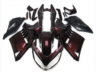 2007-2009 Kawasaki GTR1400/ZG1400 Motorcycle Fairings - Maroon Red Black UK Manufacturers