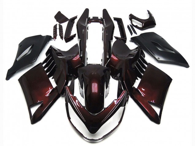 2007-2009 Kawasaki GTR1400/ZG1400 Motorcycle Fairings - Maroon Red Black UK Manufacturers