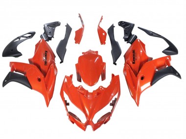 2015-2021 Kawasaki Versys 650 Motorcycle Fairings - Red Matte Black UK Manufacturers