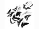2022-2025 Kawasaki Versys 650 Motorcycle Fairings - Glossy Black White UK Manufacturers