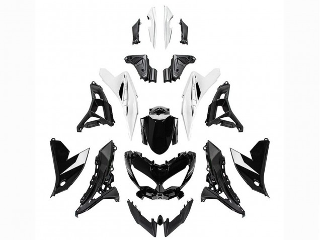 2022-2025 Kawasaki Versys 650 Motorcycle Fairings - Glossy Black White UK Manufacturers