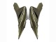 2022-2025 Kawasaki Versys 650 Motorcycle Fairings - Dark Green Black UK Manufacturers