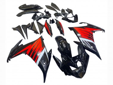 2009-2015 Yamaha FZ6R Motorcycle Fairing - Black Red White UK Manufacturers