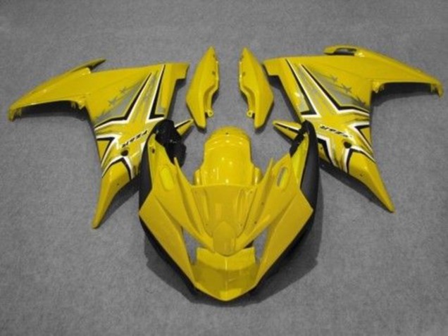 2009-2015 Yamaha FZ6R Motorcycle Fairings - Yellow Black UK Manufacturers
