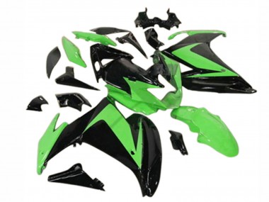 2009-2015 Yamaha FZ6R Motorcycle Fairings - Glossy Black Green UK Manufacturers