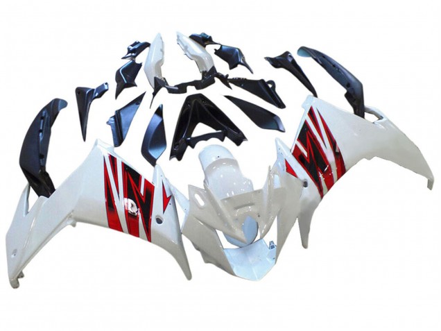 2009-2015 Yamaha FZ6R Motorcycle Fairings - White Red UK Manufacturers