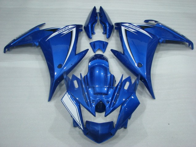 2009-2015 Yamaha FZ6R Motorcycle Fairings - Blue White UK Manufacturers