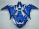 2009-2015 Yamaha FZ6R Motorcycle Fairings - Blue White UK Manufacturers