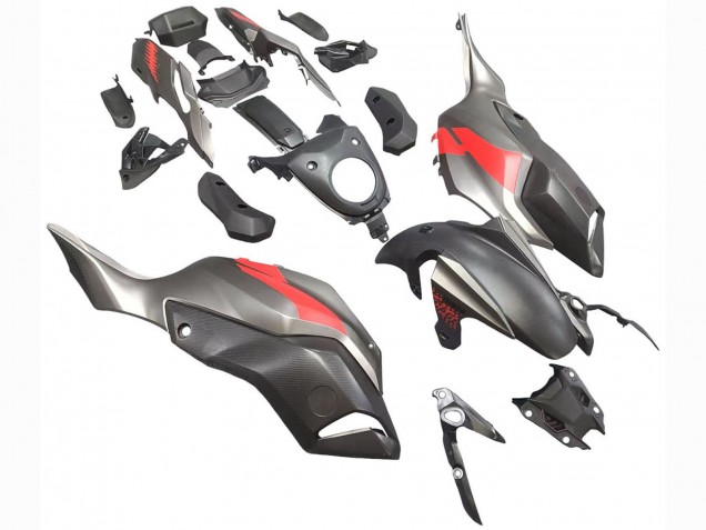 2012-2017 Yamaha MT07/FZ07 Motorcycle Fairings - Grey Red UK Manufacturers