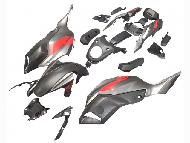 2012-2017 Yamaha MT07/FZ07 Motorcycle Fairings - Grey Red UK Manufacturers