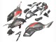 2012-2017 Yamaha MT07/FZ07 Motorcycle Fairings - Grey Red UK Manufacturers