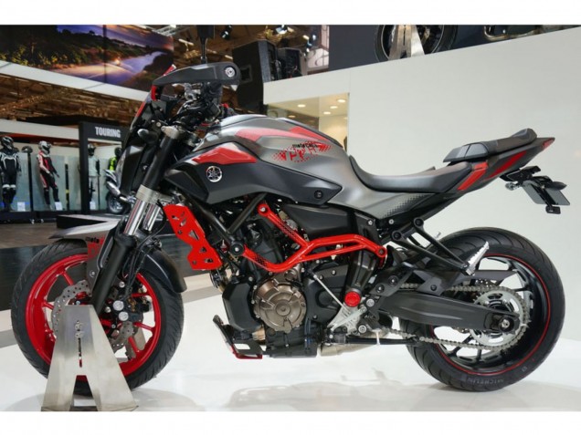 2012-2017 Yamaha MT07/FZ07 Motorcycle Fairings - Grey Red UK Manufacturers