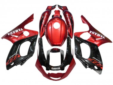 1996-2007 Yamaha YZF600R Thundercat Motorcycle Fairings - Red Black Silver UK Manufacturers
