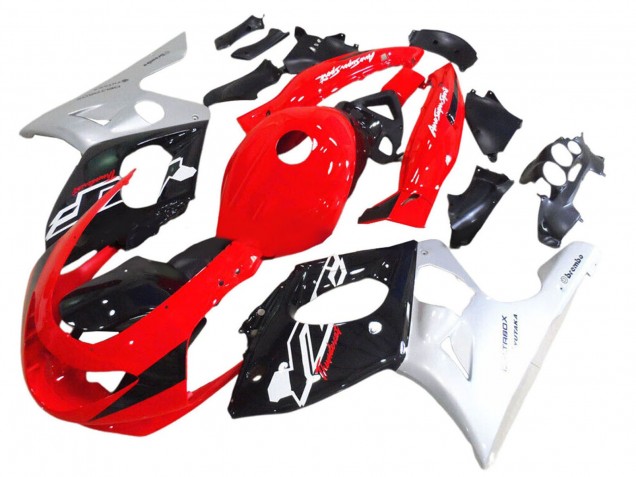1996-2007 Yamaha YZF600R Thundercat Motorcycle Fairing - Red Black Silver UK Manufacturers