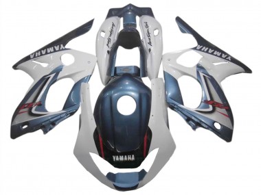 1996-2007 Yamaha YZF600R Thundercat Motorcycle Fairings - Dark Blue White UK Manufacturers