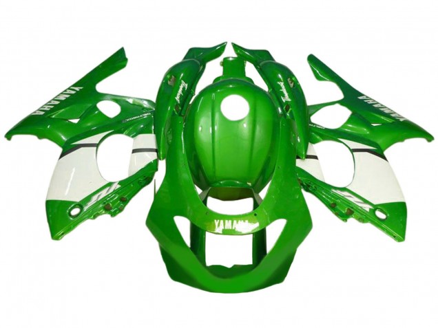 1996-2007 Yamaha YZF600R Thundercat Motorcycle Fairing - Green White UK Manufacturers