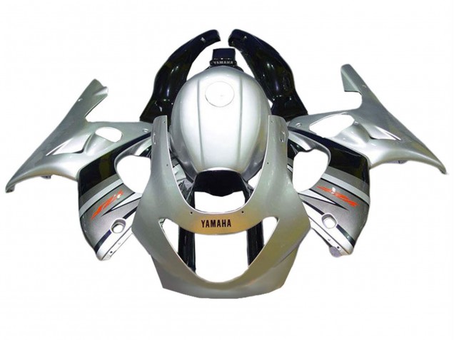 1996-2007 Yamaha YZF600R Thundercat Motorcycle Fairings - Silver Grey Glossy Black UK Manufacturers