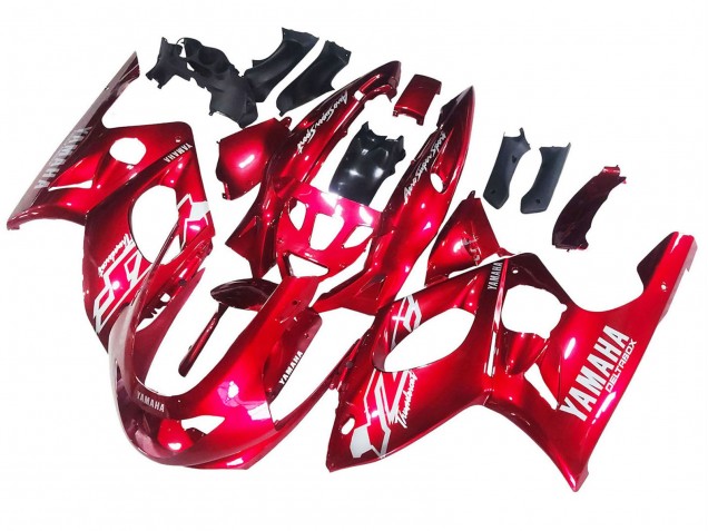 1996-2007 Yamaha YZF600R Thundercat Motorcycle Fairings - Red White Thunderace UK Manufacturers