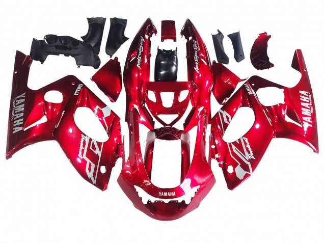 1996-2007 Yamaha YZF600R Thundercat Motorcycle Fairings - Red White Thunderace UK Manufacturers