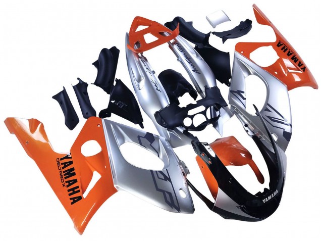 1996-2007 Yamaha YZF600R Thundercat Motorcycle Fairings - Orange Grey Glossy Black UK Manufacturers