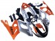 1996-2007 Yamaha YZF600R Thundercat Motorcycle Fairings - Orange Grey Glossy Black UK Manufacturers