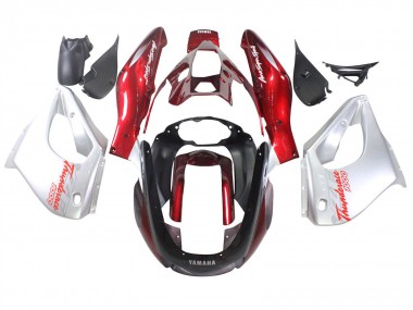 1997-2007 Yamaha YZF 1000R Thunderace Motorcycle Fairings - Red Silver Thunderace UK Manufacturers