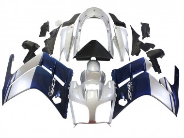 2001-2006 Yamaha FJR1300 Motorcycle Fairings - Dark Blue Silver UK Manufacturers