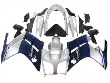 2001-2006 Yamaha FJR1300 Motorcycle Fairings - Dark Blue Silver UK Manufacturers