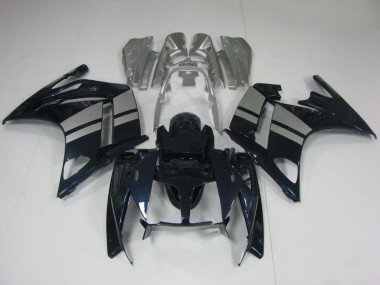 2001-2006 Yamaha FJR1300 Motorcycle Fairings - Glossy Black Silver UK Manufacturers
