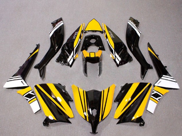 2012-2014 Yamaha TMAX530 Motorcycle Fairings - Glossy Black Yellow White UK Manufacturers