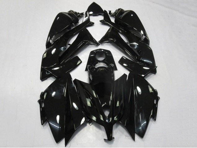2012-2014 Yamaha TMAX530 Motorcycle Fairings - Glossy Black UK Manufacturers