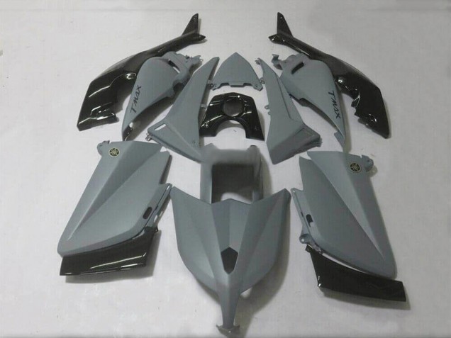 2012-2014 Yamaha TMAX530 Motorcycle Fairings - Matte Grey Glossy Black UK Manufacturers