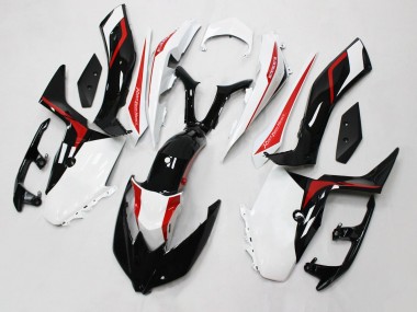 2017-2021 Yamaha XMAX300 Motorcycle Fairings - White Red Glossy Black UK Manufacturers