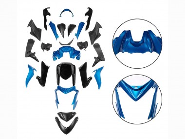 2015-2020 Suzuki GSX-S 1000 Motorcycle Fairings - Blue Black UK Manufacturers