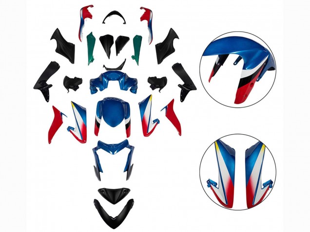 2015-2020 Suzuki GSX-S 1000 Motorcycle Fairings - Blue Red Black UK Manufacturers