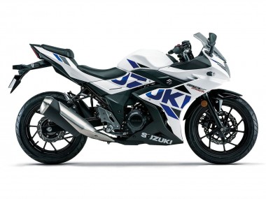 2017-2020 Suzuki GSX250R Motorcycle Fairings - White Blue Black UK Manufacturers