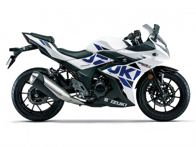 2017-2020 Suzuki GSX250R Motorcycle Fairings - White Blue Black UK Manufacturers
