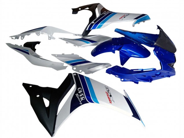 2017-2020 Suzuki GSX250R Motorcycle Fairings - White Blue Black Racing UK Manufacturers