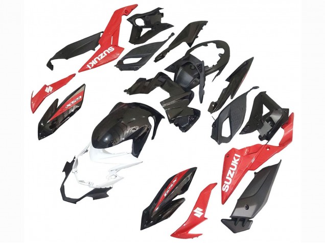 2017-2022 Suzuki GSX-S 750 Motorcycle Fairings - Red White UK Manufacturers