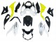 2017-2022 Suzuki GSX-S 750 Motorcycle Fairings - White Yellow UK Manufacturers