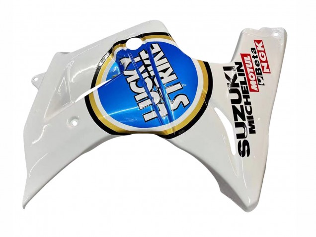 2003-2013 Suzuki SV650 Motorcycle Fairings - White Blue Lucky Strike Motul UK Manufacturers
