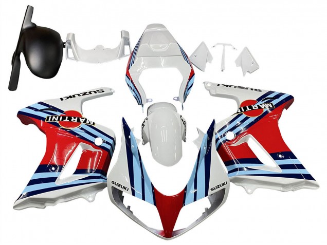 2003-2013 Suzuki SV650 Motorcycle Fairings - White Red Blue Martini UK Manufacturers