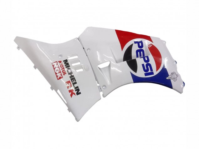 1984-1987 Suzuki RG400 RG500 RG400/500 Motorcycle Fairings - White Red Blue Yellow Motul Michelin Pepsi UK Manufacturers