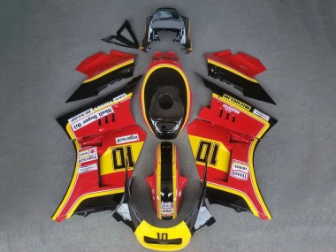 1984-1987 Suzuki RG400 RG500 RG400/500 Motorcycle Fairings - Red Yellow Black 10 UK Manufacturers