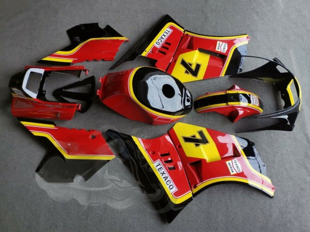 1984-1987 Suzuki RG400 RG500 RG400/500 Motorcycle Fairings - Red Yellow Black 7 UK Manufacturers