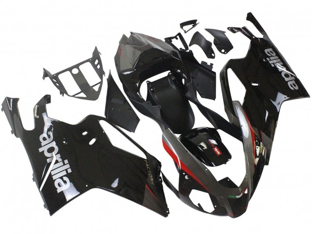 2003-2006 Aprilia RSV1000 Motorcycle Fairings - Glossy Black Grey Red UK Manufacturers